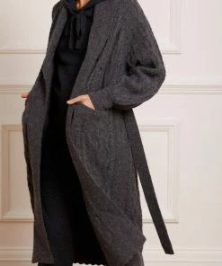 Needle & Thread Holding LTD Womenswear Twisted Cable Maxi Cardigan