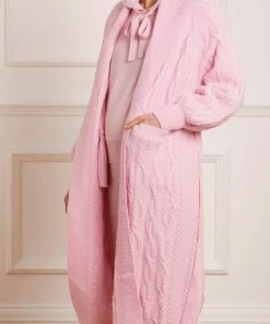 Needle & Thread Holding LTD Twisted Cable Maxi Cardigan