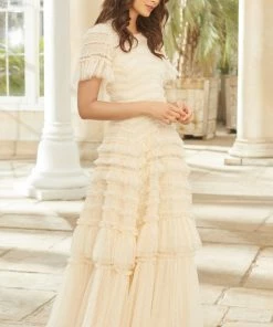 Wholesale 🎉 Needle & Thread Holding LTD Valentine Ruffle Gown ⭐ 23 Needle & Thread Holding LTD Valentine Ruffle Gown