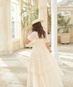 Wholesale 🎉 Needle & Thread Holding LTD Valentine Ruffle Gown ⭐ 24 Needle & Thread Holding LTD Valentine Ruffle Gown