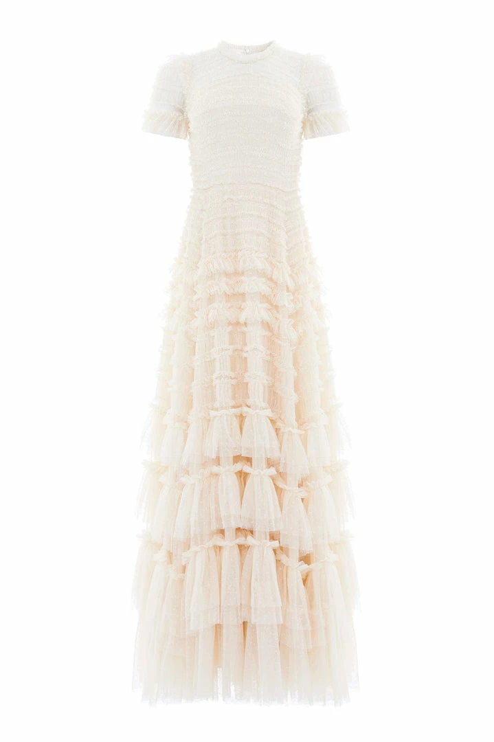 Wholesale 🎉 Needle & Thread Holding LTD Valentine Ruffle Gown ⭐ 4 Needle & Thread Holding LTD Valentine Ruffle Gown