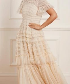 Wholesale 🎉 Needle & Thread Holding LTD Valentine Ruffle Gown ⭐ 16 Needle & Thread Holding LTD Valentine Ruffle Gown