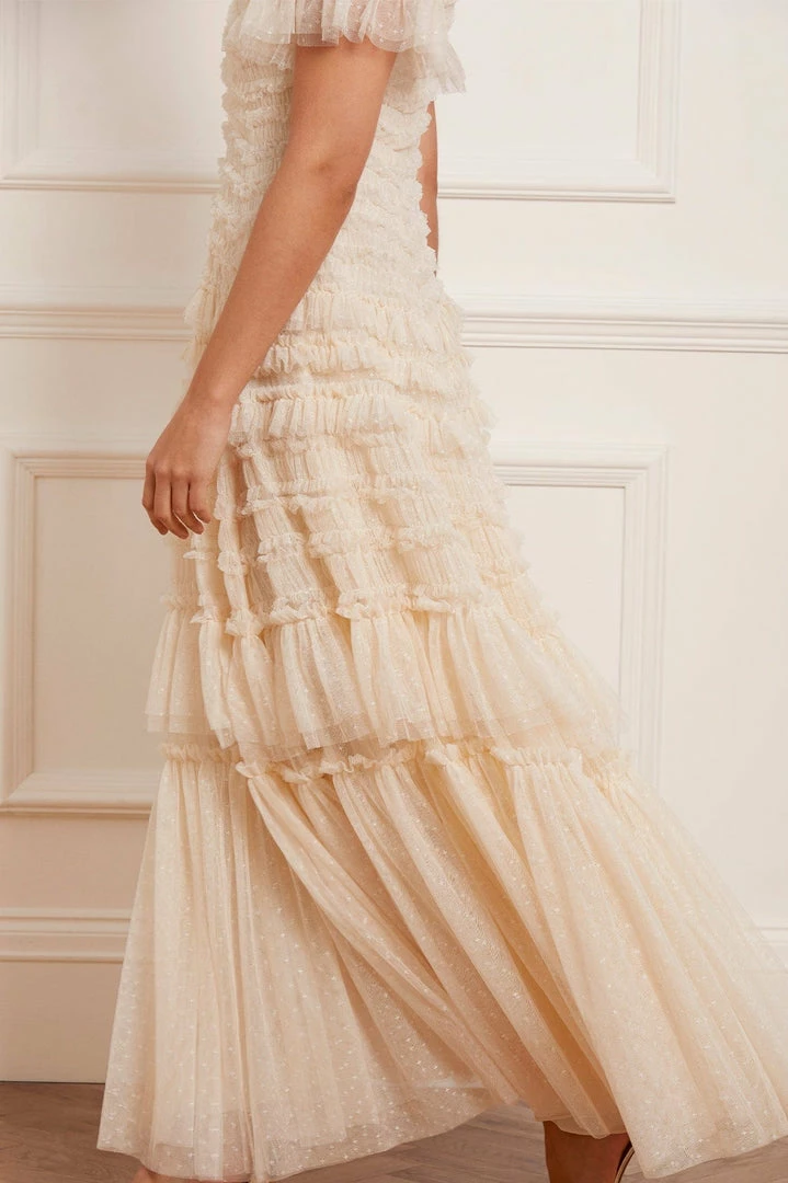 Wholesale 🎉 Needle & Thread Holding LTD Valentine Ruffle Gown ⭐ 8 Needle & Thread Holding LTD Valentine Ruffle Gown