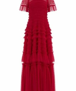 Needle & Thread Holding LTD Valentine Ruffle Gown Womenswear
