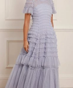 Needle & Thread Holding LTD Womenswear Valentine Ruffle Gown