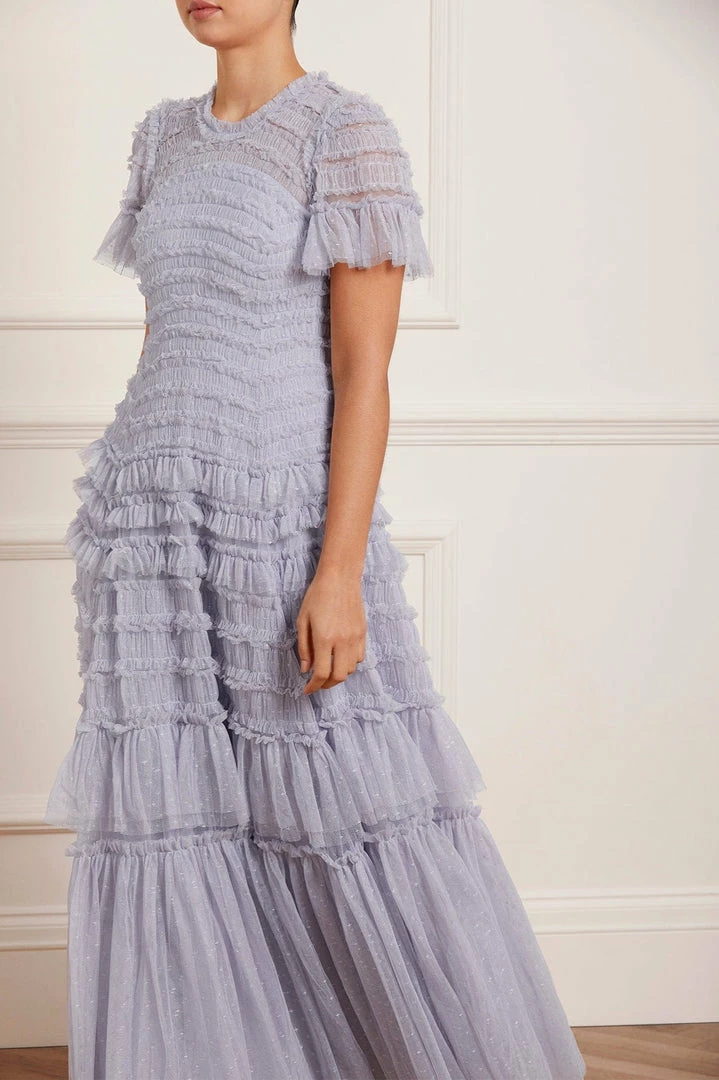 Discount 😍 Needle & Thread Holding LTD 👩 Womenswear Valentine Ruffle Gown 🎉 6 Needle & Thread Holding LTD Womenswear Valentine Ruffle Gown