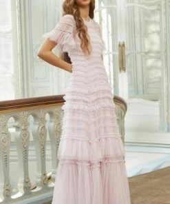 Needle & Thread Holding LTD Womenswear Valentine Ruffle Gown
