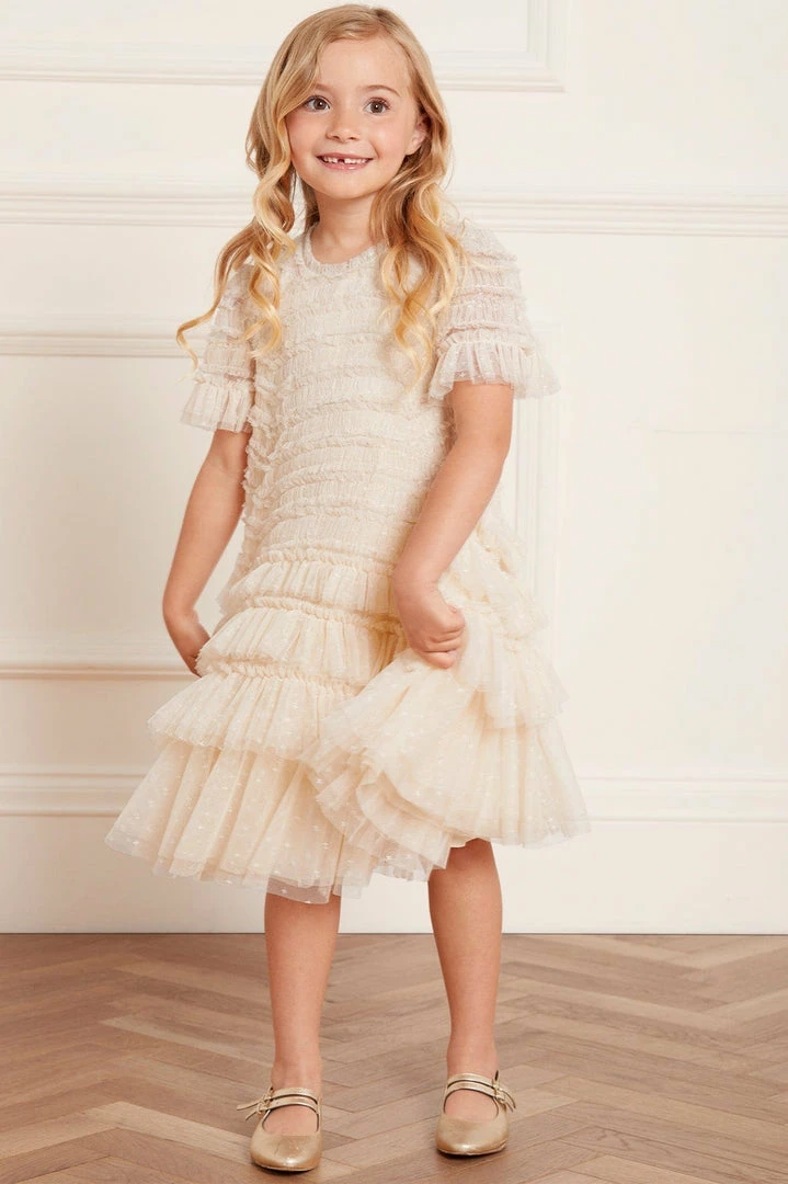 Discount π Needle & Thread Holding LTD Responsibly Sourced Valentine Ruffle Kids π Dress π 5 Needle & Thread Holding LTD Responsibly Sourced Valentine Ruffle Kids Dress