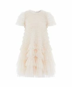 Needle & Thread Holding LTD Responsibly Sourced Valentine Ruffle Kids Dress