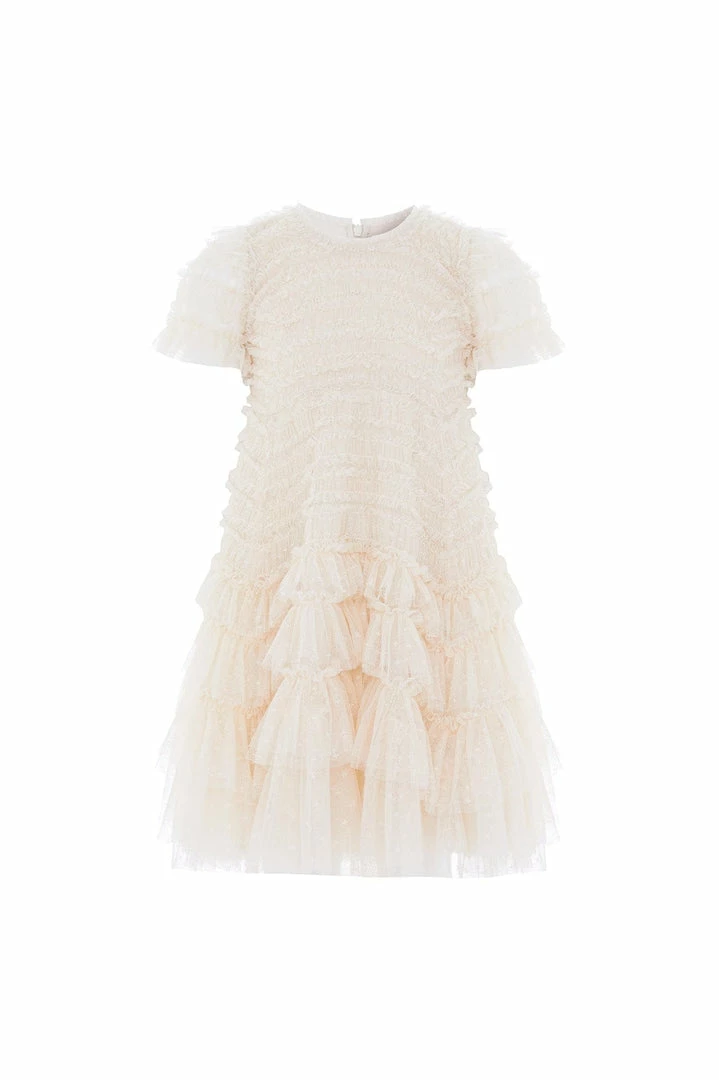 Discount π Needle & Thread Holding LTD Responsibly Sourced Valentine Ruffle Kids π Dress π 4 Needle & Thread Holding LTD Responsibly Sourced Valentine Ruffle Kids Dress