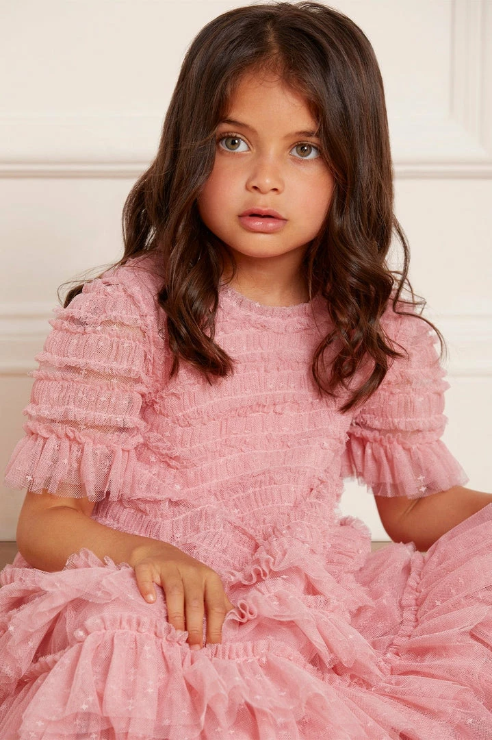 Outlet ๐ Needle & Thread Holding LTD Responsibly Sourced Valentine Ruffle Kids ๐ Dress ๐งจ 6 Needle & Thread Holding LTD Responsibly Sourced Valentine Ruffle Kids Dress