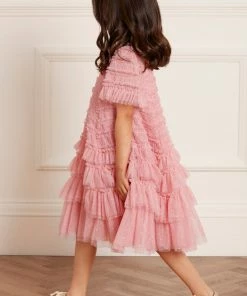 Outlet ๐ Needle & Thread Holding LTD Responsibly Sourced Valentine Ruffle Kids ๐ Dress ๐งจ 13 Needle & Thread Holding LTD Responsibly Sourced Valentine Ruffle Kids Dress