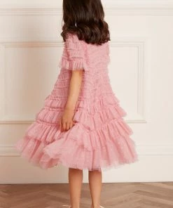 Outlet ๐ Needle & Thread Holding LTD Responsibly Sourced Valentine Ruffle Kids ๐ Dress ๐งจ 14 Needle & Thread Holding LTD Responsibly Sourced Valentine Ruffle Kids Dress