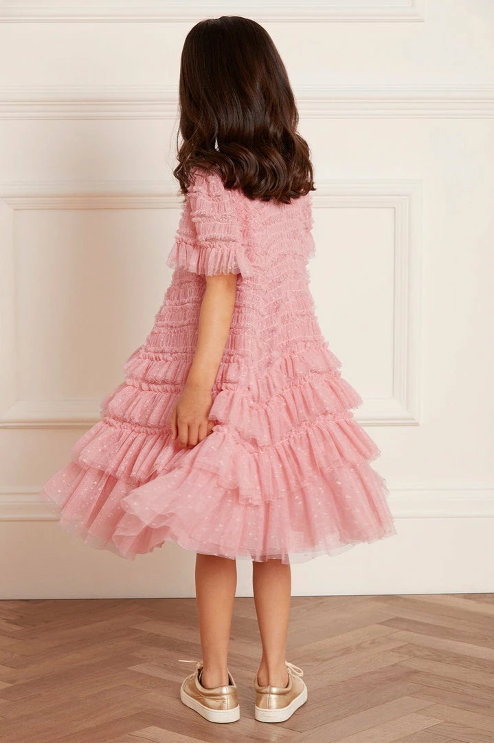 Outlet ๐ Needle & Thread Holding LTD Responsibly Sourced Valentine Ruffle Kids ๐ Dress ๐งจ 8 Needle & Thread Holding LTD Responsibly Sourced Valentine Ruffle Kids Dress