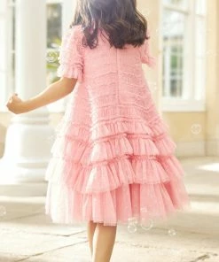 Outlet ๐ Needle & Thread Holding LTD Responsibly Sourced Valentine Ruffle Kids ๐ Dress ๐งจ 15 Needle & Thread Holding LTD Responsibly Sourced Valentine Ruffle Kids Dress