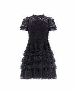 Needle & Thread Holding LTD Valentine Ruffle Micro Mini Dress Womenswear