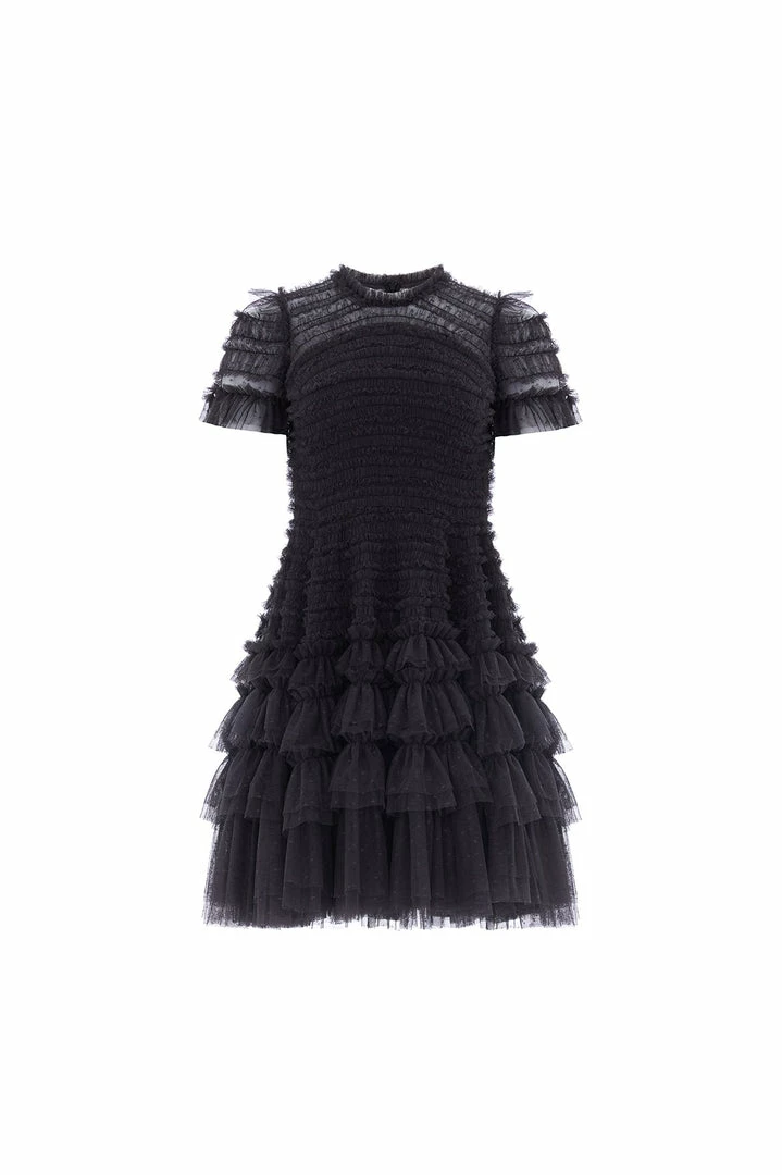 Flash Sale 👏 Needle & Thread Holding LTD Valentine Ruffle Micro Mini 👗 Dress 👩 Womenswear ⭐ 4 Needle & Thread Holding LTD Valentine Ruffle Micro Mini Dress Womenswear