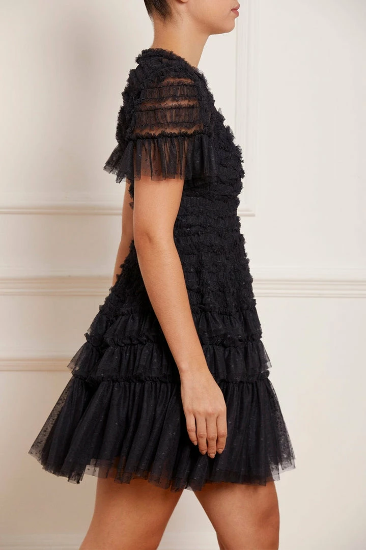 Flash Sale 👏 Needle & Thread Holding LTD Valentine Ruffle Micro Mini 👗 Dress 👩 Womenswear ⭐ 6 Needle & Thread Holding LTD Valentine Ruffle Micro Mini Dress Womenswear