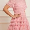 Needle & Thread Holding LTD Valentine Ruffle Micro Mini Dress