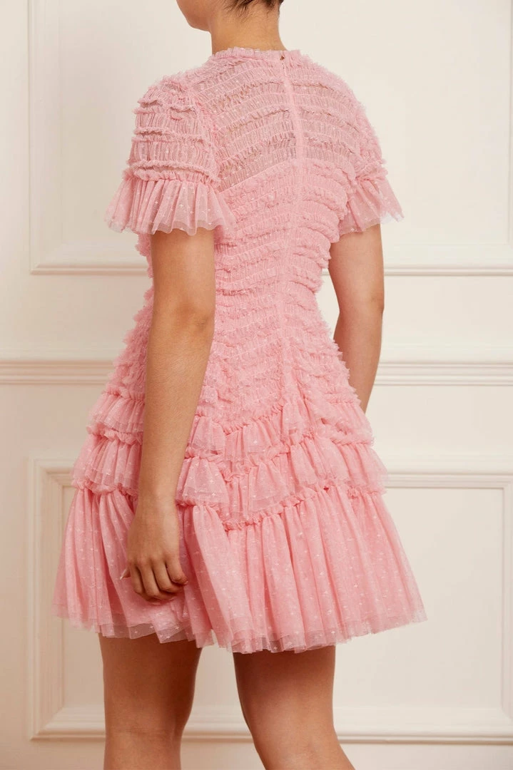 Best Pirce ⌛ Needle & Thread Holding LTD Valentine Ruffle Micro Mini 👗 Dress 🛒 10 Needle & Thread Holding LTD Valentine Ruffle Micro Mini Dress