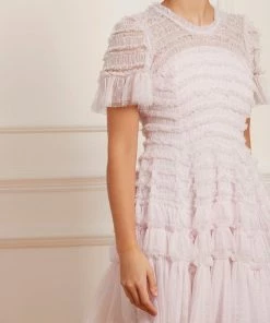 Needle & Thread Holding LTD Valentine Ruffle Micro Mini Dress Womenswear