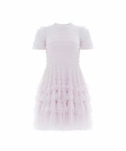 Needle & Thread Holding LTD Valentine Ruffle Micro Mini Dress Womenswear