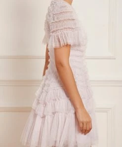 Needle & Thread Holding LTD Valentine Ruffle Micro Mini Dress Womenswear