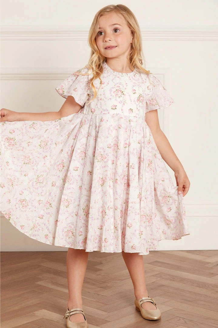 Best Sale โจ Needle & Thread Holding LTD Vintage Ditsy Cotton Kids Prom ๐ Dress ๐ 5 Needle & Thread Holding LTD Vintage Ditsy Cotton Kids Prom Dress