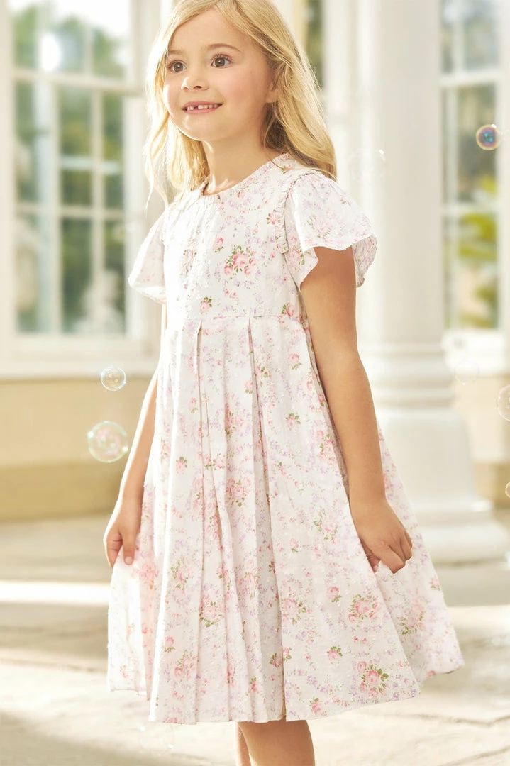Best Sale โจ Needle & Thread Holding LTD Vintage Ditsy Cotton Kids Prom ๐ Dress ๐ 3 Needle & Thread Holding LTD Vintage Ditsy Cotton Kids Prom Dress