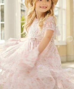 Needle & Thread Holding LTD Vintage Ditsy Sequin Bodice Kids Dress