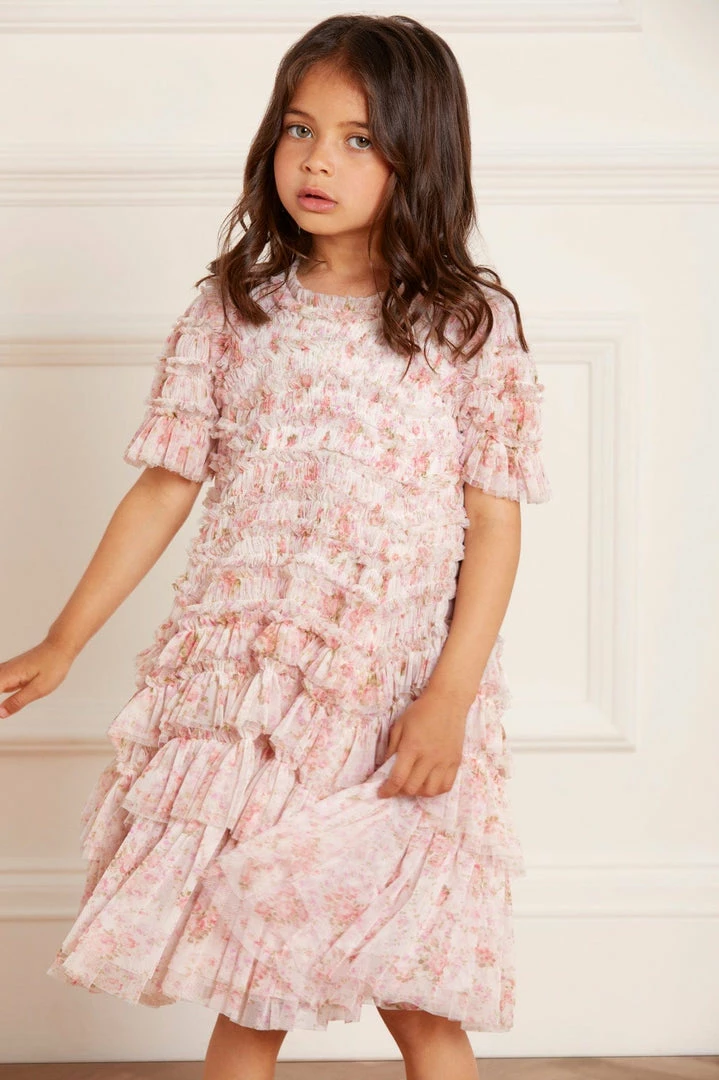 Best Pirce π Needle & Thread Holding LTD Vintage Ditsy Valentine Ruffle Kids π Dress π 5 Needle & Thread Holding LTD Vintage Ditsy Valentine Ruffle Kids Dress