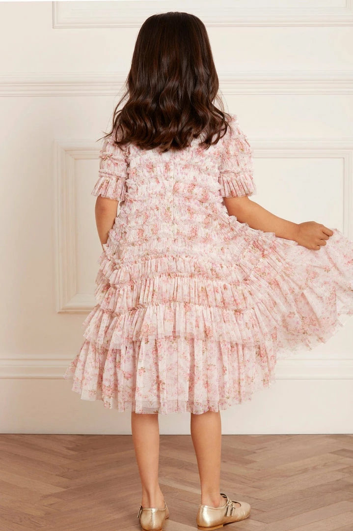 Best Pirce π Needle & Thread Holding LTD Vintage Ditsy Valentine Ruffle Kids π Dress π 7 Needle & Thread Holding LTD Vintage Ditsy Valentine Ruffle Kids Dress