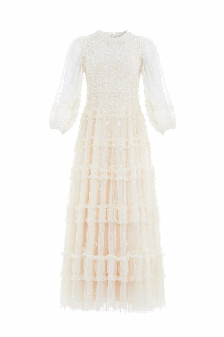 Top 10 ✔️ Needle & Thread Holding LTD Violet Shimmer Ankle Gown 👩 Womenswear 🎉 4 Needle & Thread Holding LTD Violet Shimmer Ankle Gown Womenswear