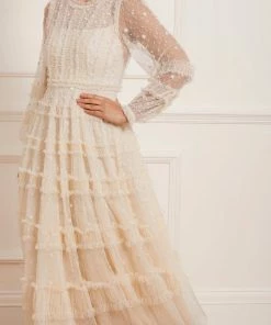 Top 10 ✔️ Needle & Thread Holding LTD Violet Shimmer Ankle Gown 👩 Womenswear 🎉 13 Needle & Thread Holding LTD Violet Shimmer Ankle Gown Womenswear