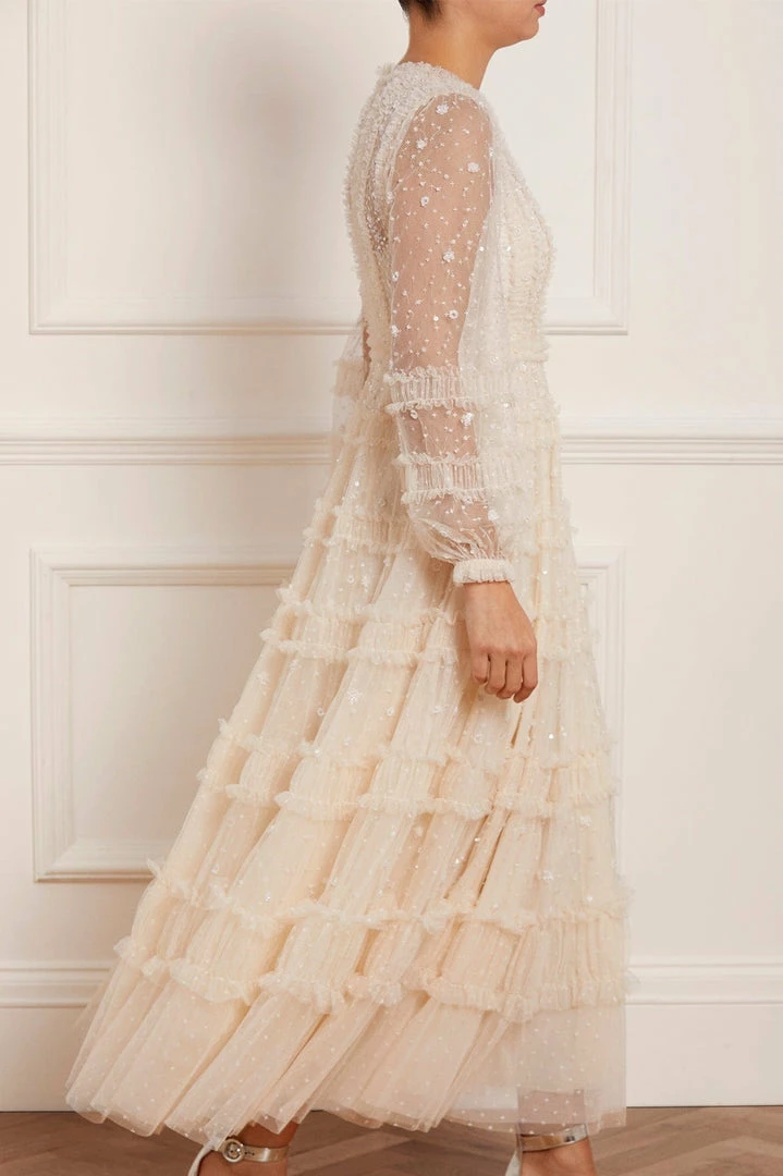 Top 10 ✔️ Needle & Thread Holding LTD Violet Shimmer Ankle Gown 👩 Womenswear 🎉 6 Needle & Thread Holding LTD Violet Shimmer Ankle Gown Womenswear