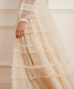 Top 10 ✔️ Needle & Thread Holding LTD Violet Shimmer Ankle Gown 👩 Womenswear 🎉 15 Needle & Thread Holding LTD Violet Shimmer Ankle Gown Womenswear