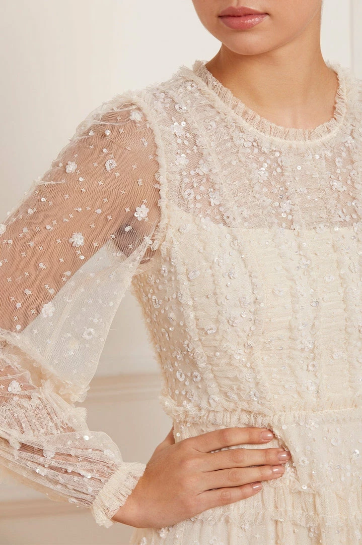 Top 10 ✔️ Needle & Thread Holding LTD Violet Shimmer Ankle Gown 👩 Womenswear 🎉 9 Needle & Thread Holding LTD Violet Shimmer Ankle Gown Womenswear