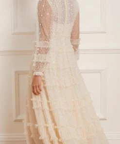 Top 10 ✔️ Needle & Thread Holding LTD Violet Shimmer Ankle Gown 👩 Womenswear 🎉 18 Needle & Thread Holding LTD Violet Shimmer Ankle Gown Womenswear