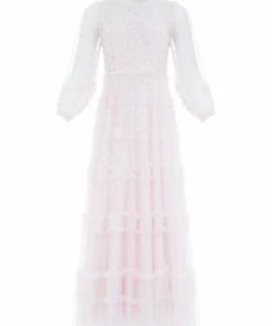 Needle & Thread Holding LTD Violet Shimmer Ankle Gown