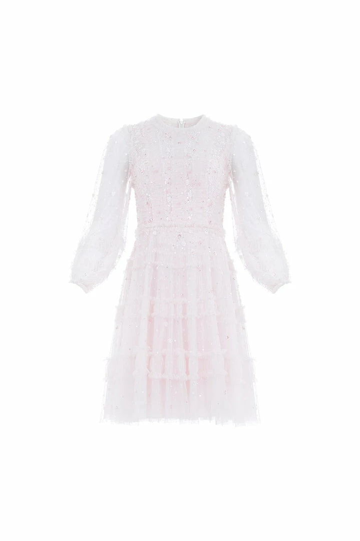 Flash Sale β¨ Needle & Thread Holding LTD π© Womenswear Violet Shimmer Micro Mini π Dress π 4 Needle & Thread Holding LTD Womenswear Violet Shimmer Micro Mini Dress