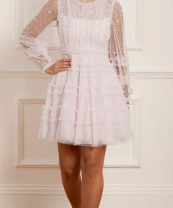 Flash Sale β¨ Needle & Thread Holding LTD π© Womenswear Violet Shimmer Micro Mini π Dress π 13 Needle & Thread Holding LTD Womenswear Violet Shimmer Micro Mini Dress