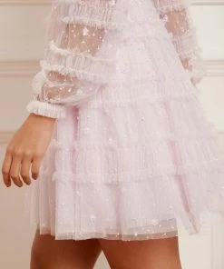 Flash Sale β¨ Needle & Thread Holding LTD π© Womenswear Violet Shimmer Micro Mini π Dress π 15 Needle & Thread Holding LTD Womenswear Violet Shimmer Micro Mini Dress