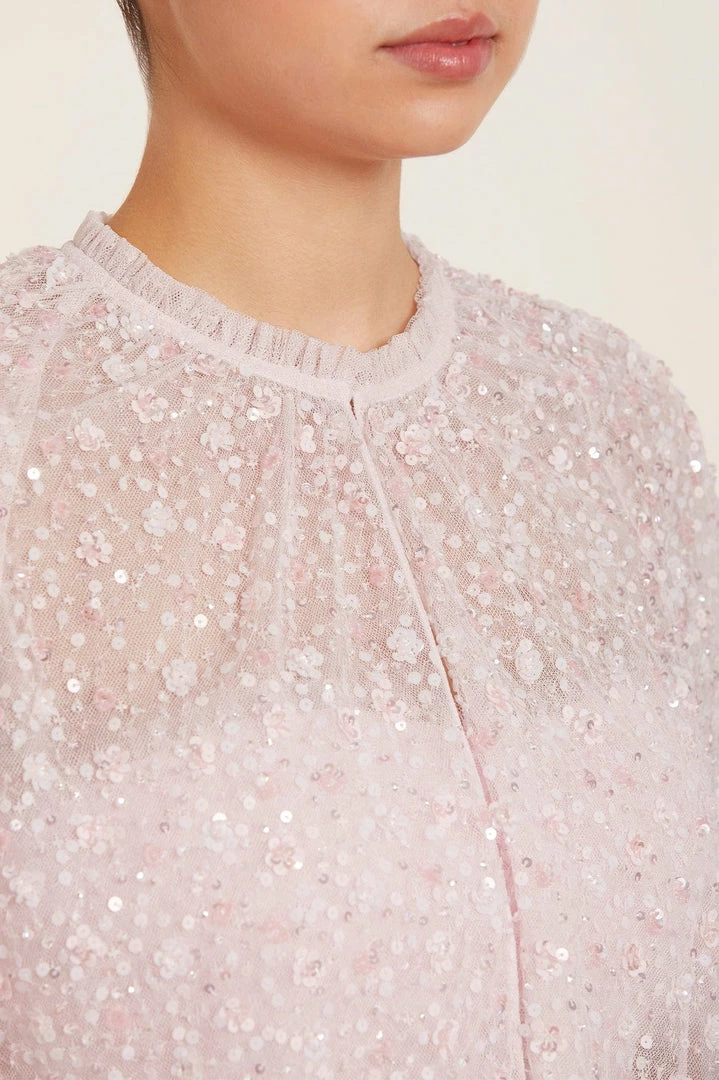 Wholesale ๐ Needle & Thread Holding LTD Violet Shimmer Short Cape ๐ฉ Womenswear ๐ 5 Needle & Thread Holding LTD Violet Shimmer Short Cape Womenswear