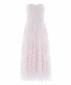 Needle & Thread Holding LTD Womenswear Violet Shimmer Strapless Corset Ballerina Dress