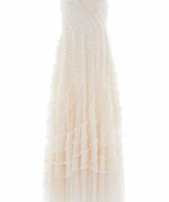 Needle & Thread Holding LTD Violet Shimmer Strapless Corset Gown