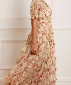 Needle & Thread Holding LTD Womenswear Waltzing Blooms Grace Ankle Gown