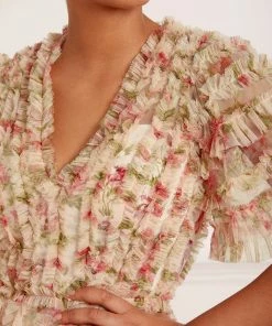 Needle & Thread Holding LTD Womenswear Waltzing Blooms Grace Ankle Gown