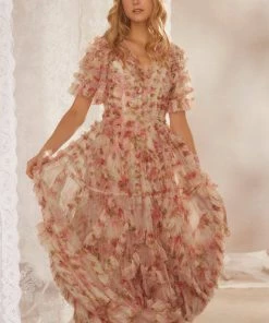 Needle & Thread Holding LTD Womenswear Waltzing Blooms Grace Ankle Gown