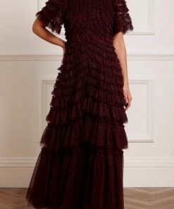 Needle & Thread Holding LTD Willow Ruffle Gown Womenswear