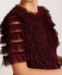 Needle & Thread Holding LTD Willow Ruffle Gown Womenswear